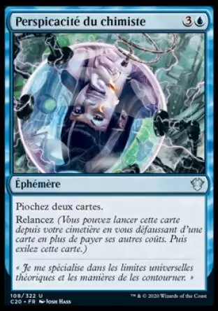 Commander 2020 - Perspicacité du chimiste