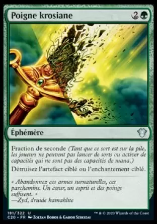 Commander 2020 - Poigne krosiane