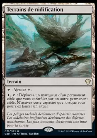 Commander 2020 - Terrains de nidification