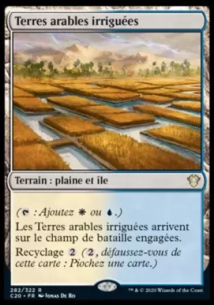 Commander 2020 - Terres arables irriguées