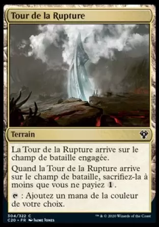 Commander 2020 - Tour de la Rupture