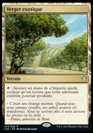 Commander 2020 - Verger exotique