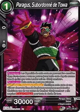 Vermilion Bloodline [BT11] - Paragus, Subordonné de Towa