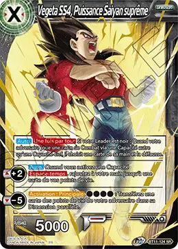 Vermilion Bloodline [BT11] - Vegeta SS4, Puissance Saiyan suprême