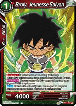 Vermilion Bloodline [BT11] - Broly, Jeunesse Saiyan