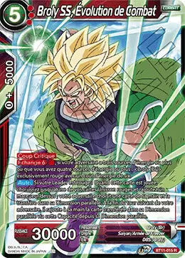 Vermilion Bloodline [BT11] - Broly SS, Évolution de Combat