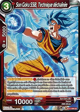 Vermilion Bloodline [BT11] - Son Goku SSB, Technique déchaînée