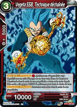 Vermilion Bloodline [BT11] - Vegeta SSB, Technique déchaînée