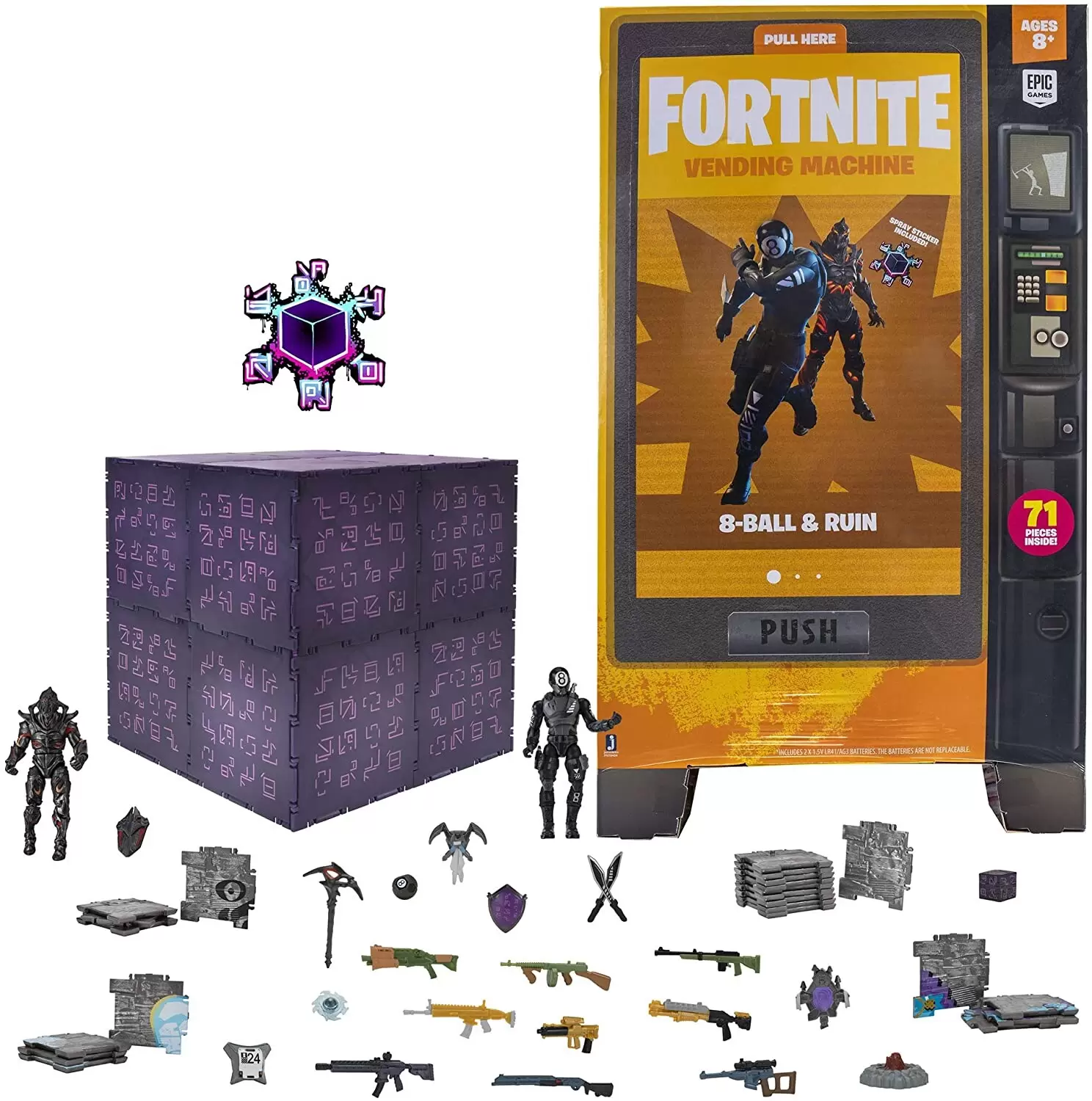 Fortnite JazWares - Vending Machine - 8-Ball & Run