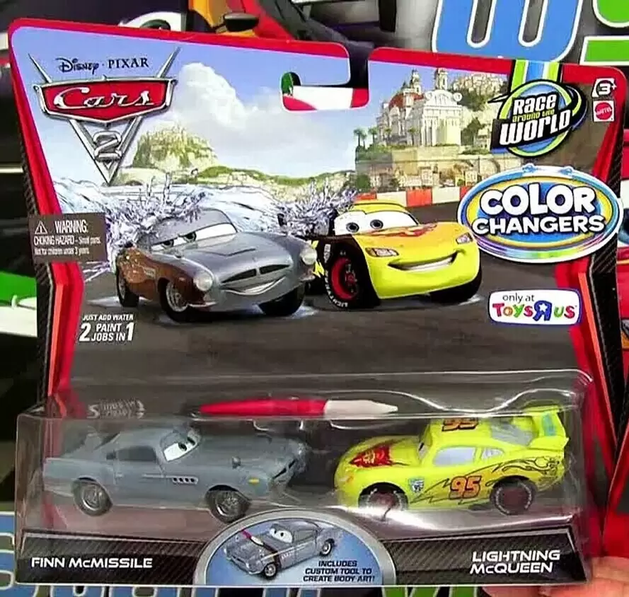 Cars - Color Changers - Finn Mcmissile and Lightining Mcqueen