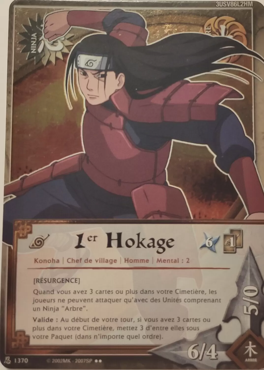 Cartes Naruto Série 24 Sage\'s Legacy - 1er Hokage