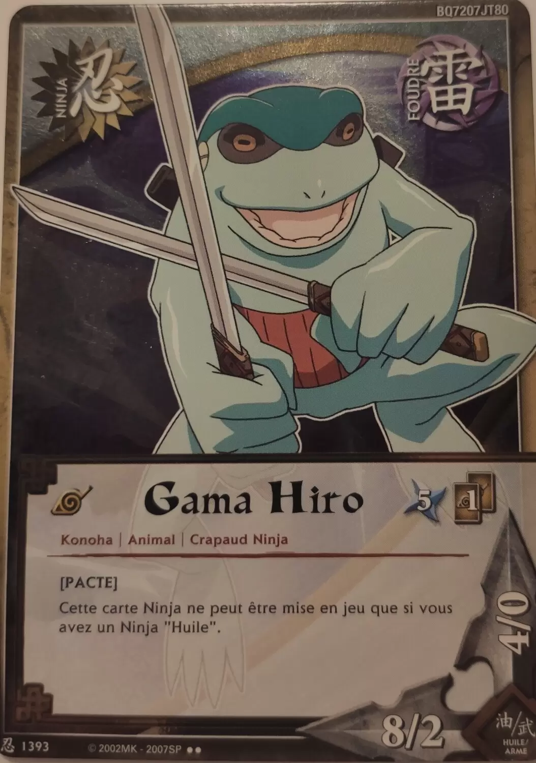 Cartes Naruto Série 24 Sage\'s Legacy - Gama Hiro
