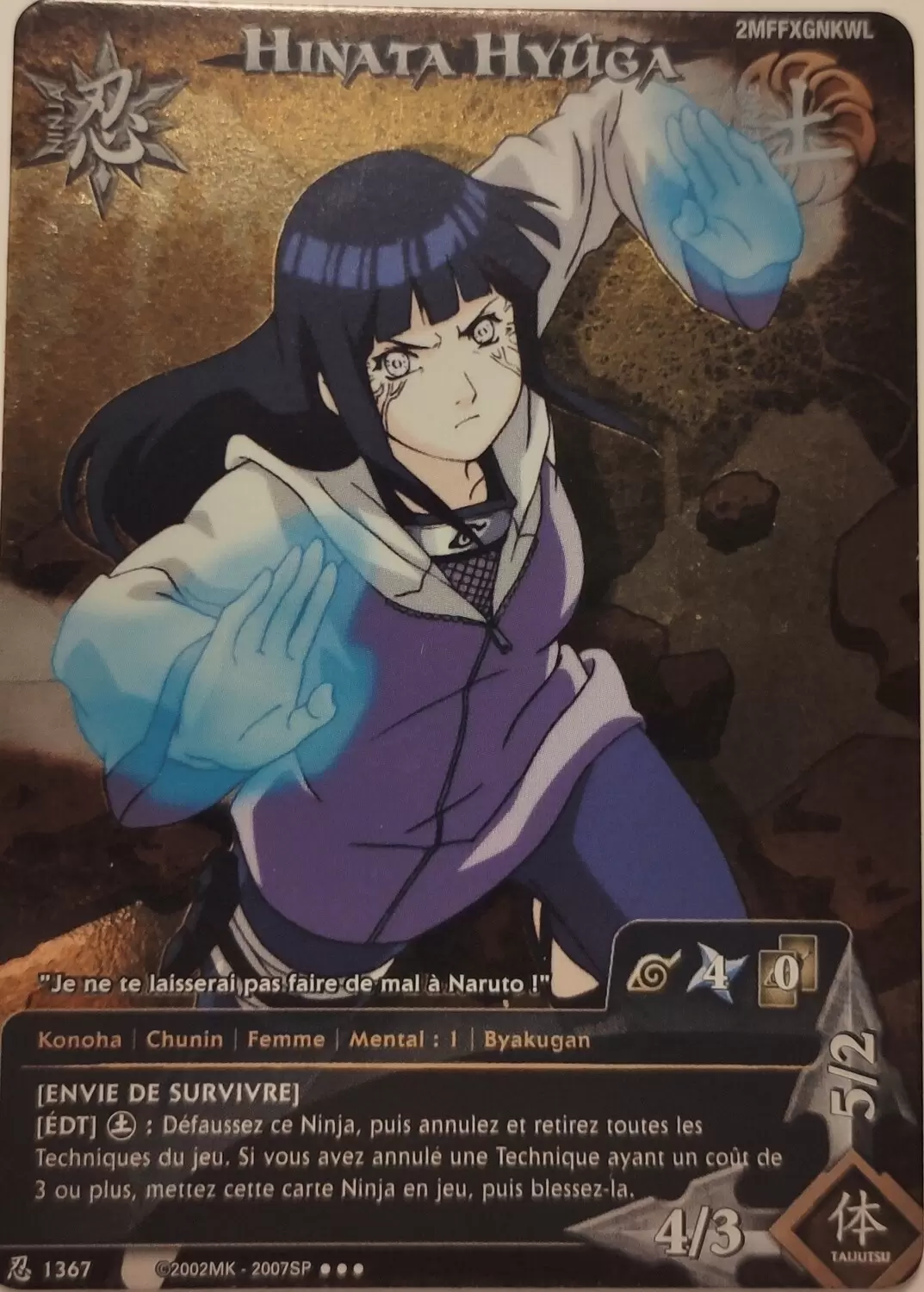 Cartes Naruto Série 24 Sage\'s Legacy - Hinata Hyûga