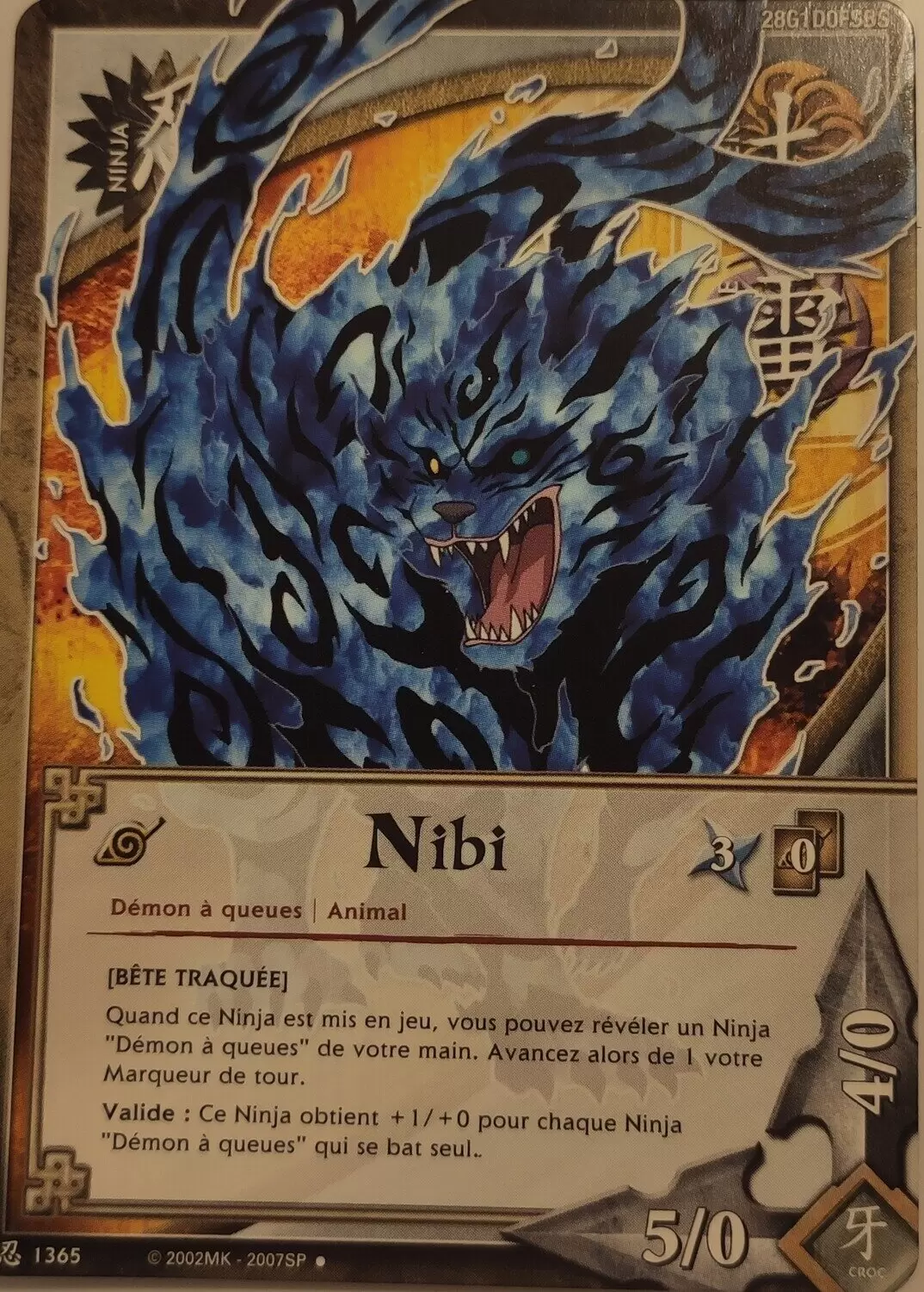 Cartes Naruto Série 24 Sage\'s Legacy - Nibi