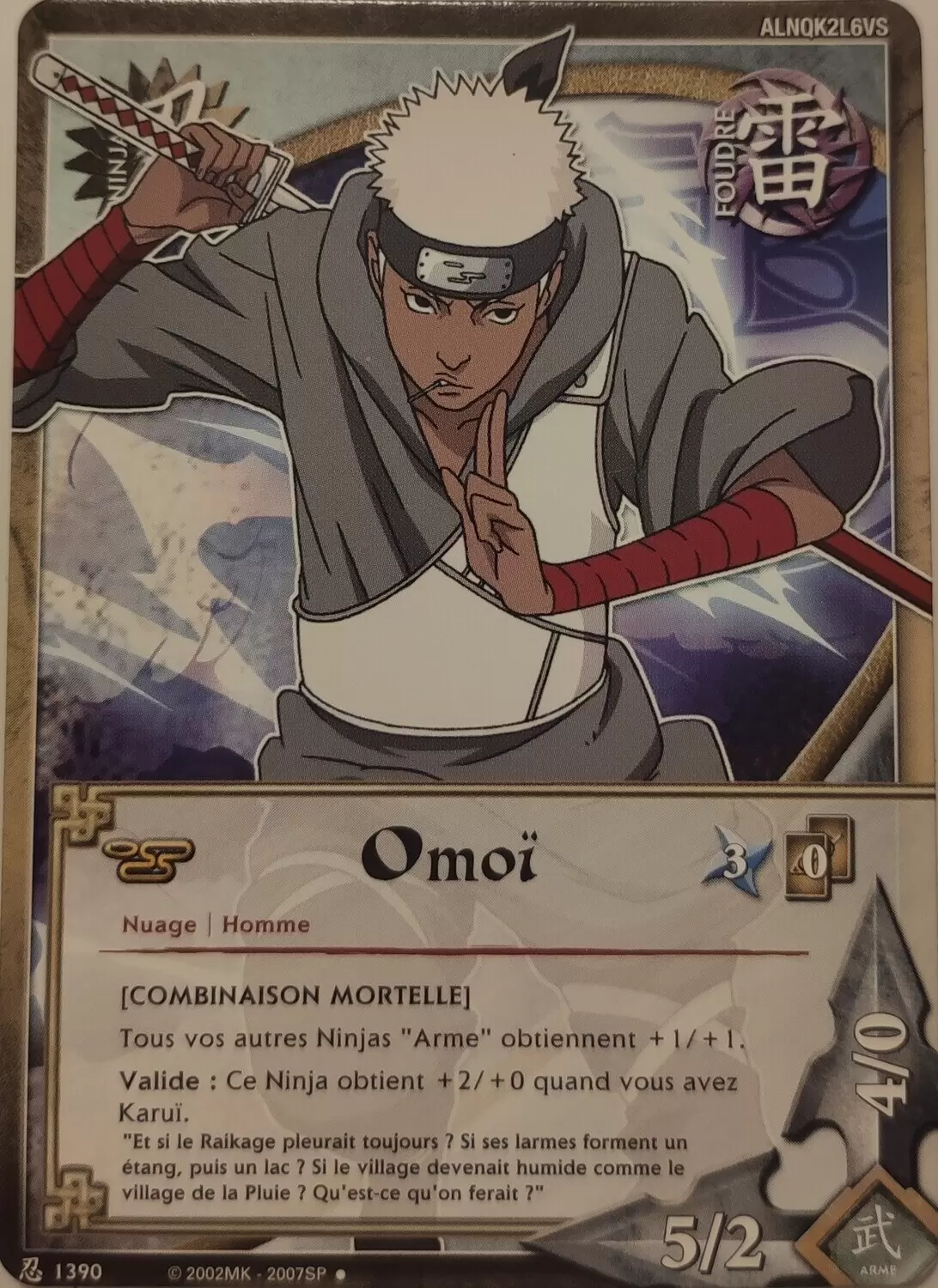 Cartes Naruto Série 24 Sage\'s Legacy - Omoï
