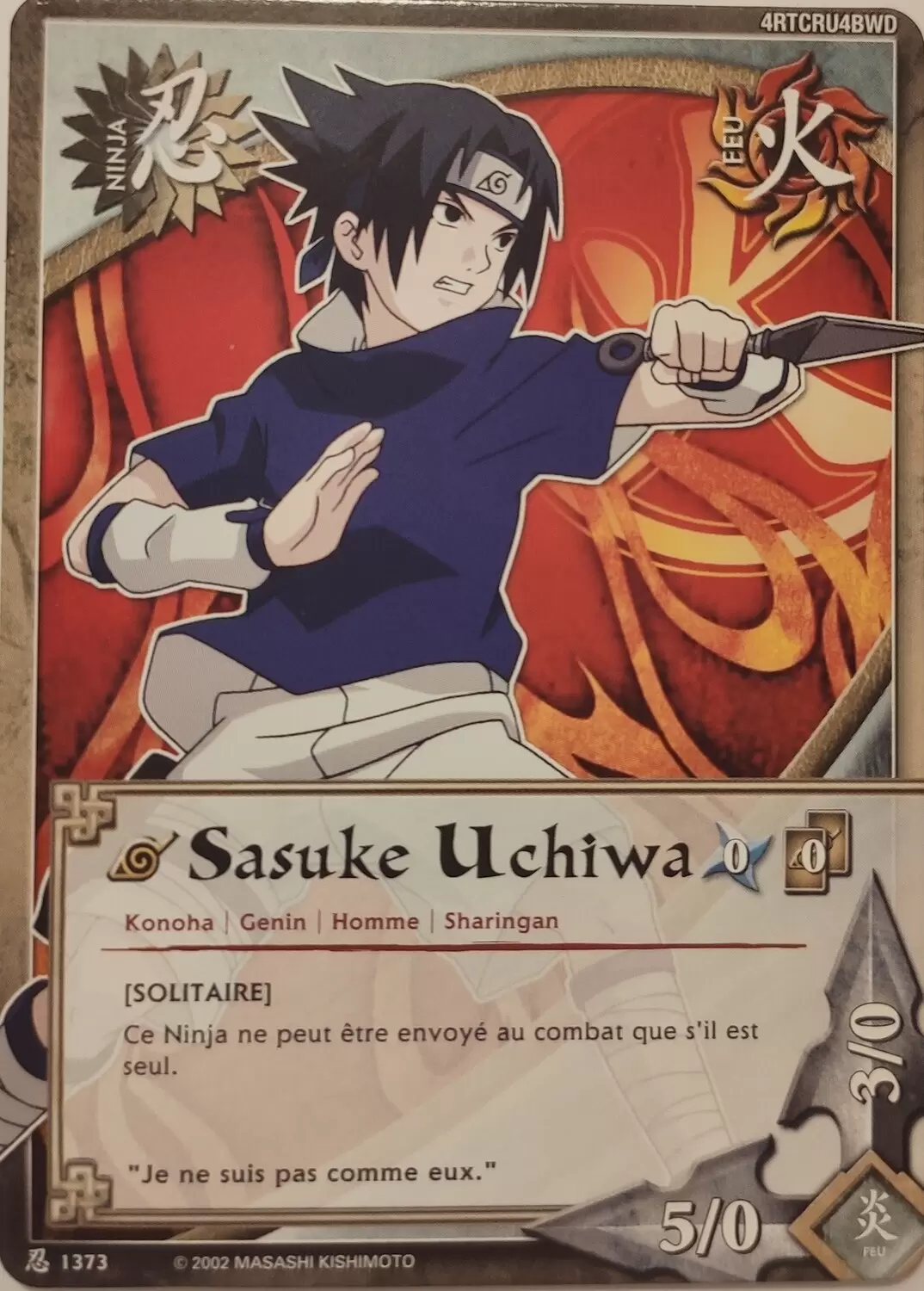 Cartes Naruto Série 24 Sage\'s Legacy - Sasuke Uchiwa
