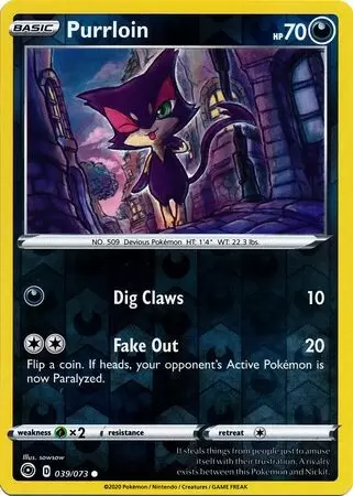 Champion\'s Path - Purrloin Reverse