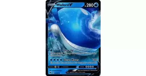 Pokemon Card WAILORD V Ultra Rare 013/073 CHAMPION'S PATH 13/73 