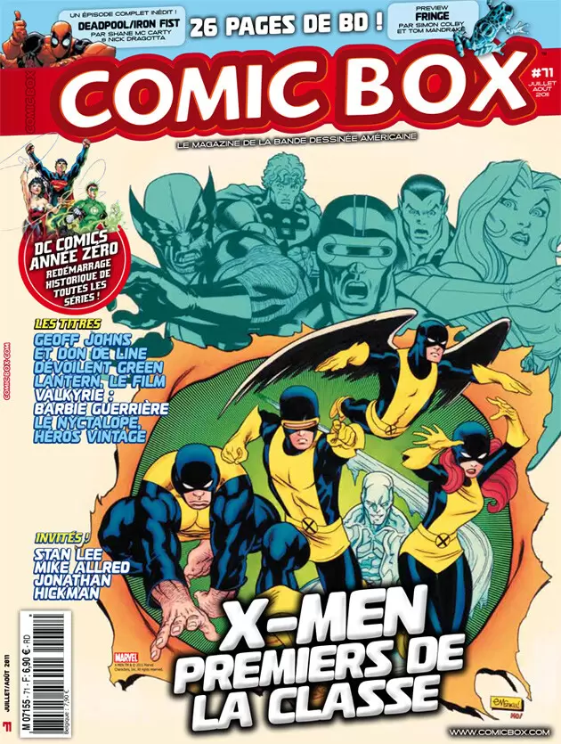 Comic Box - X-Men : Premiers de la classe