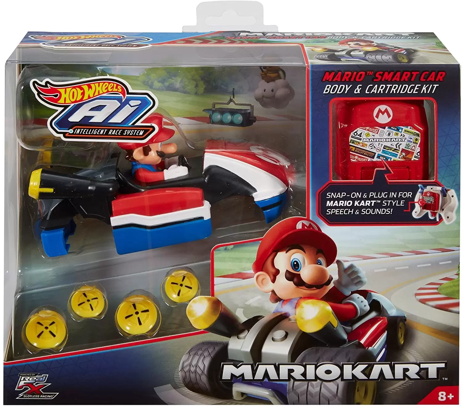 Hot Wheels AI - Mario DLX Shell & Expansion Card Kit