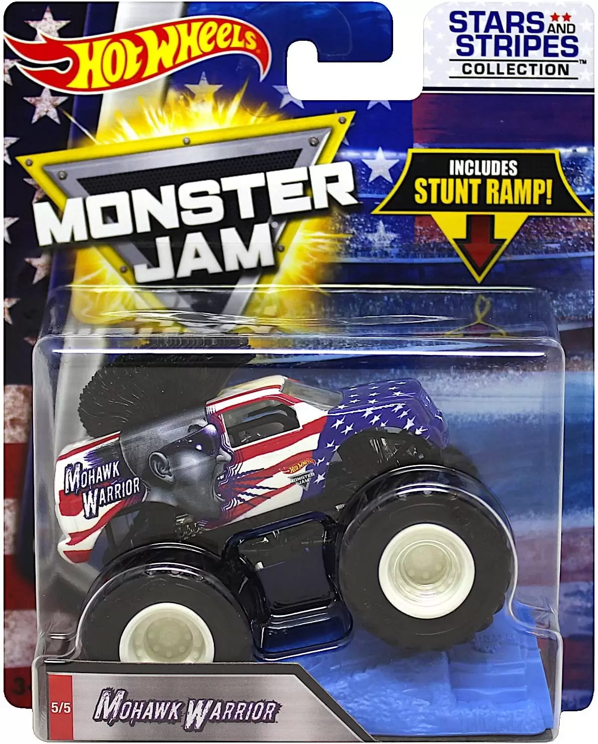 Hot Wheels Monster Jam - Stars and Stripes Mohawk Warrior