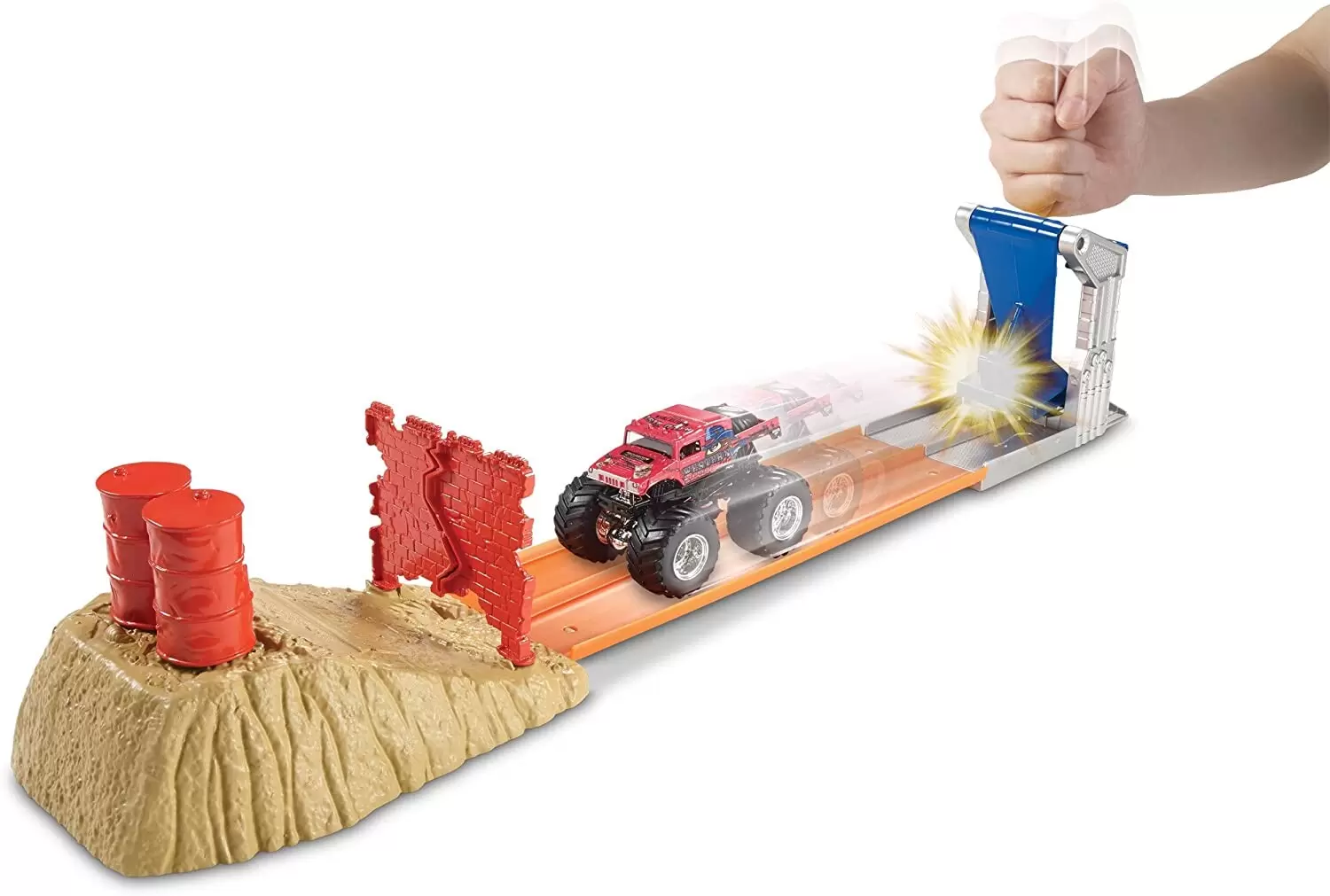 Hot Wheels - Playsets - Jam Brick Wall Breakdown