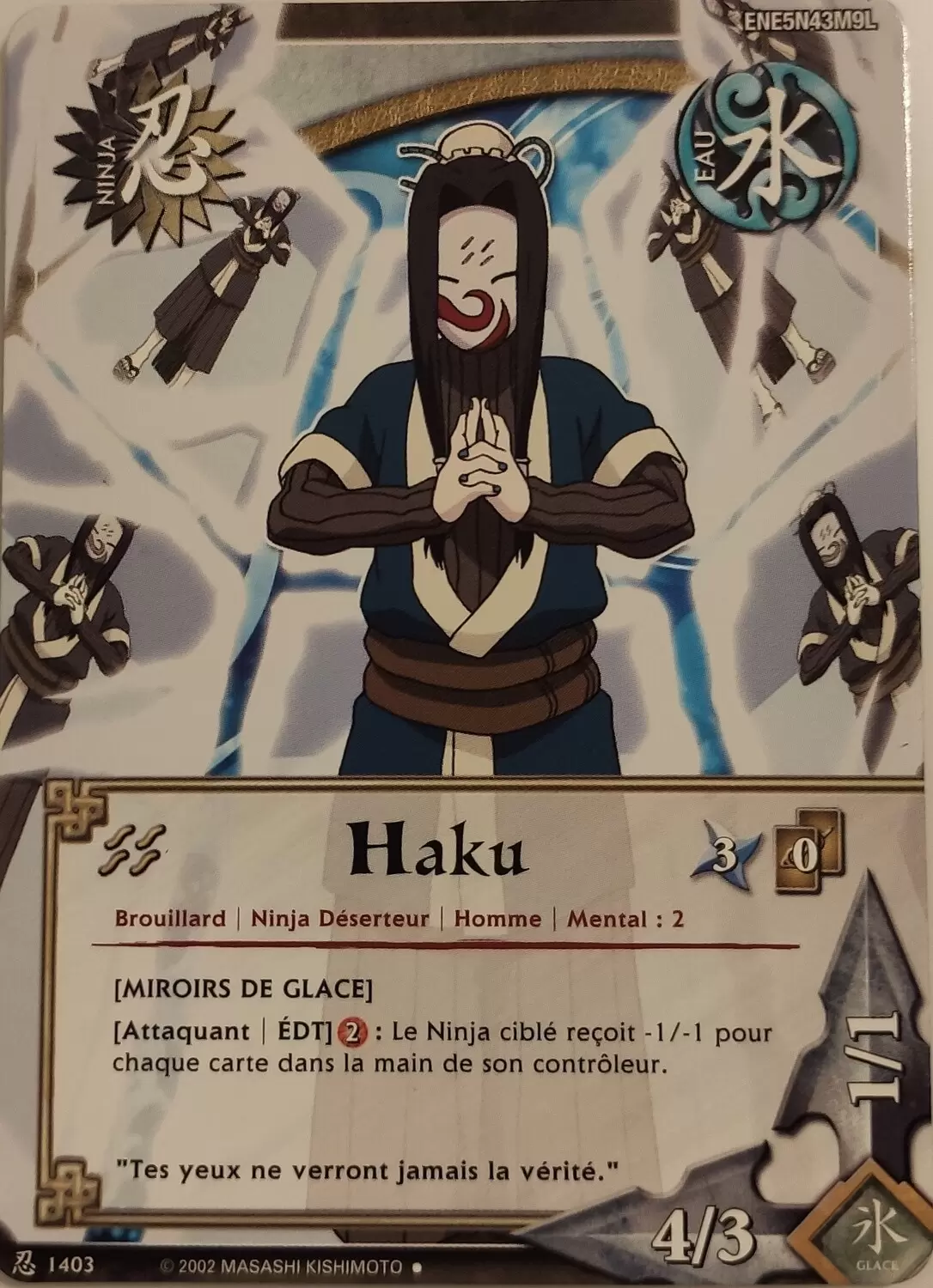 Cartes Naruto Série 24 Sage\'s Legacy - Haku