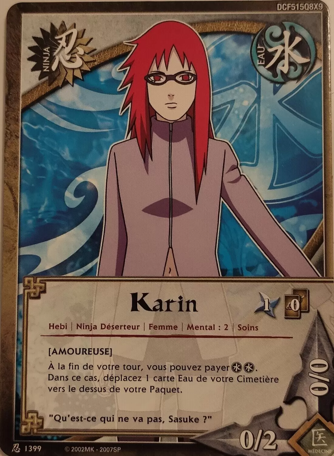 Cartes Naruto Série 24 Sage\'s Legacy - Karin