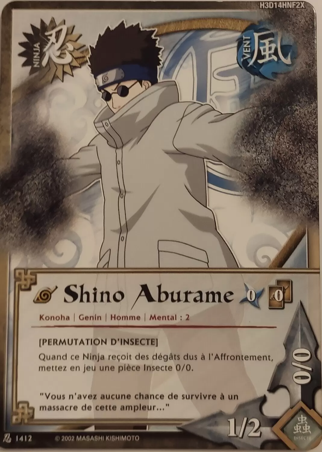 Cartes Naruto Série 24 Sage\'s Legacy - Shino Aburame
