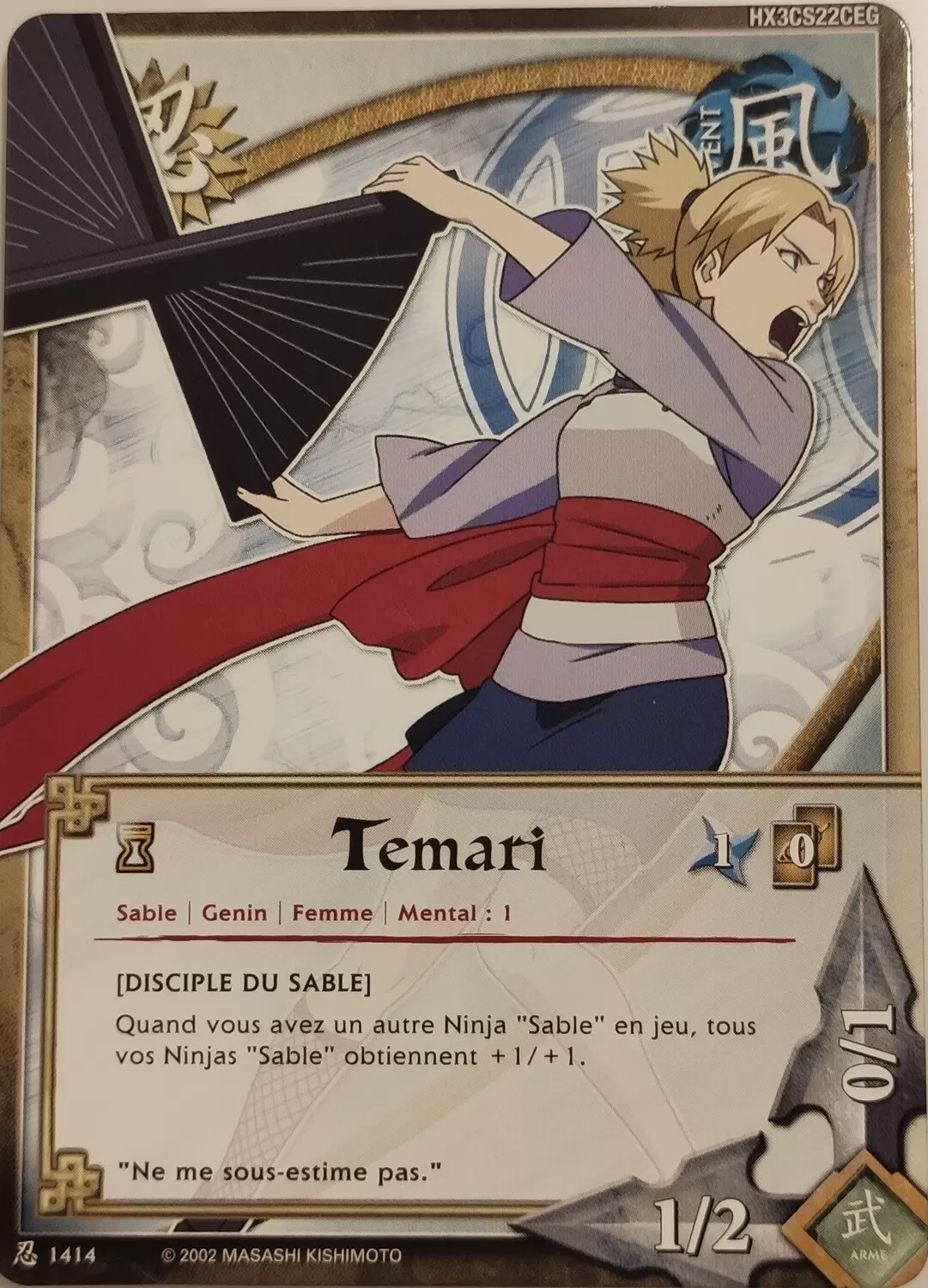 Cartes Naruto Série 24 Sage\'s Legacy - Temari