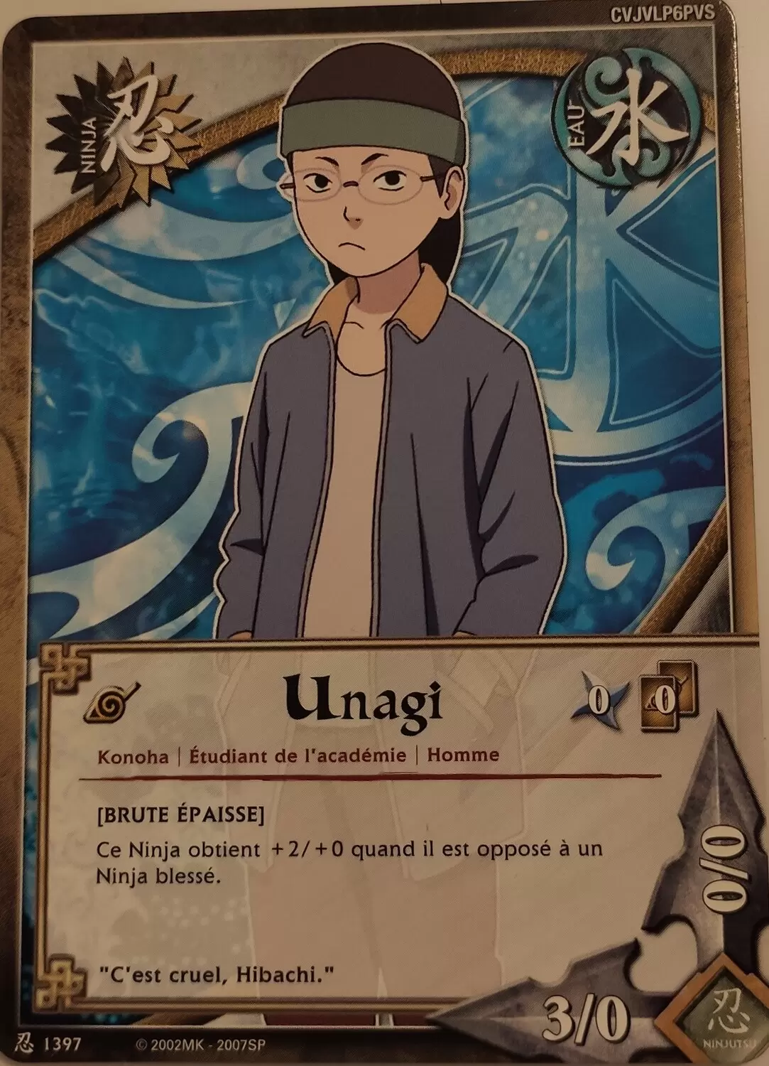 Cartes Naruto Série 24 Sage\'s Legacy - Unagi
