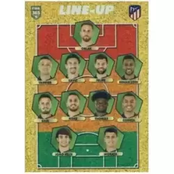 Atlético de Madrid - line-up