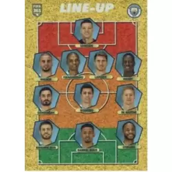 Manchester City - line-up