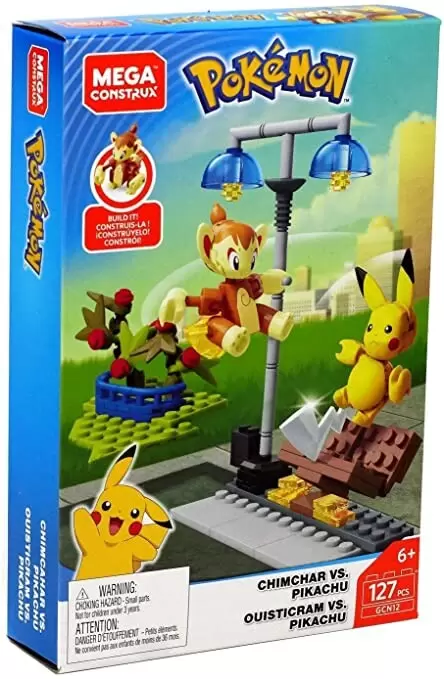 Pokémon Mega Construx - Chimchar Vs Pikachu