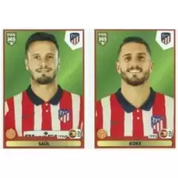 Saúl - Koke - Atlético de Madrid
