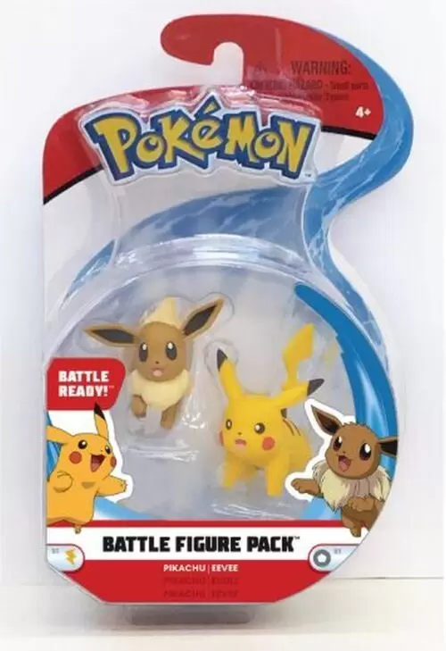 Pokémon Action Figures - Battle Figure Pack - Pikachu / Eevee