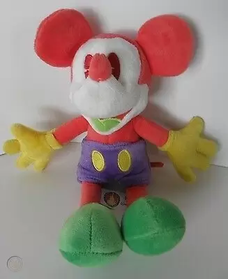 Walt Disney Plush - Mickey And Friends - Mickey (Red,Yellow,Green,Purple)