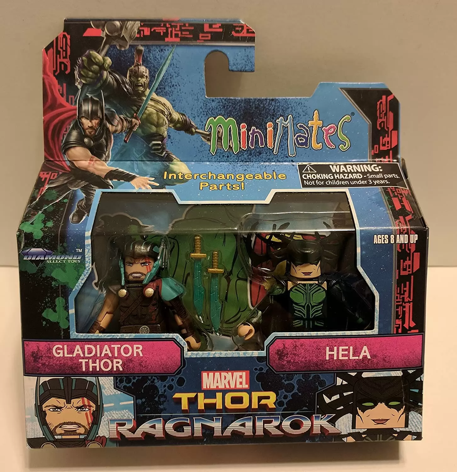 Marvel Minimates - Gladiator Thor & Hela