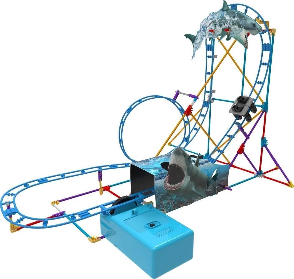 Knex Roller Coasters - Shark Attack Coaster