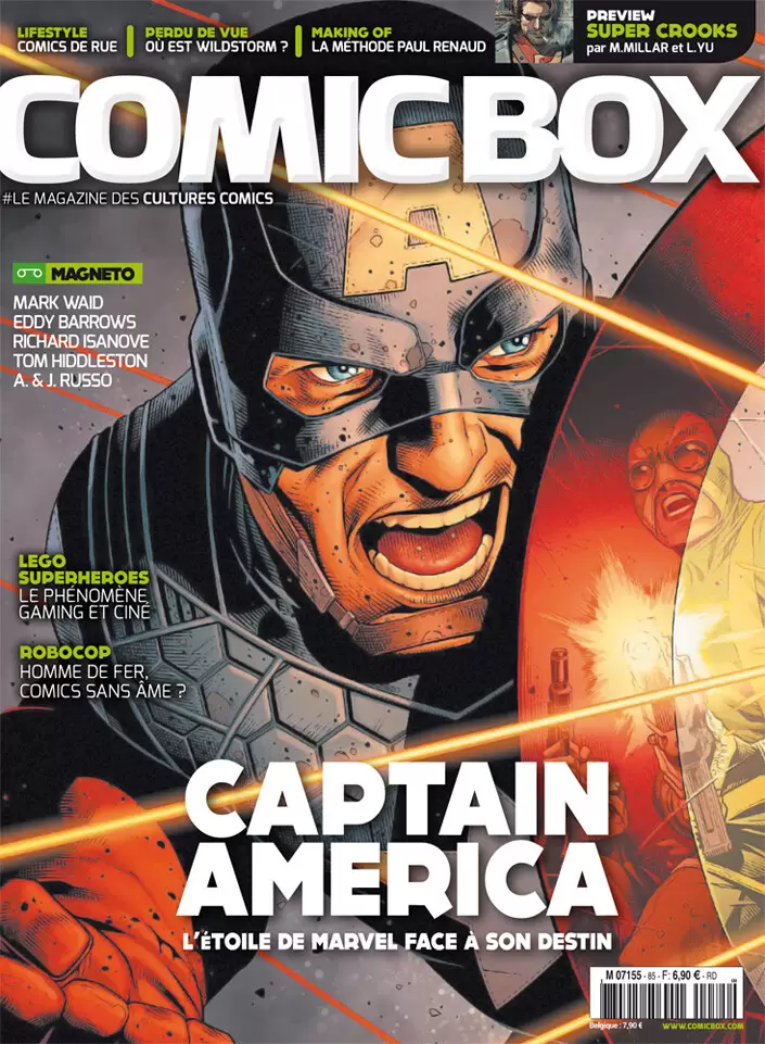 Comic Box - Captain América : L\' étoile de Marvel face à son destin