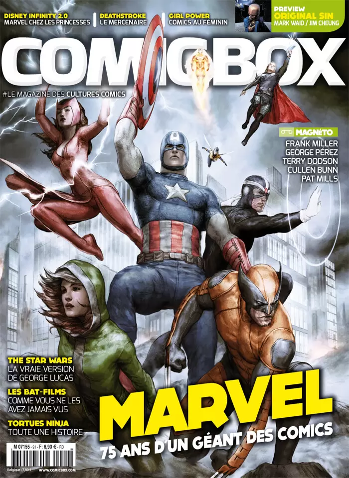 Comic Box - Marvel : 75 ans d\' un géant des comics