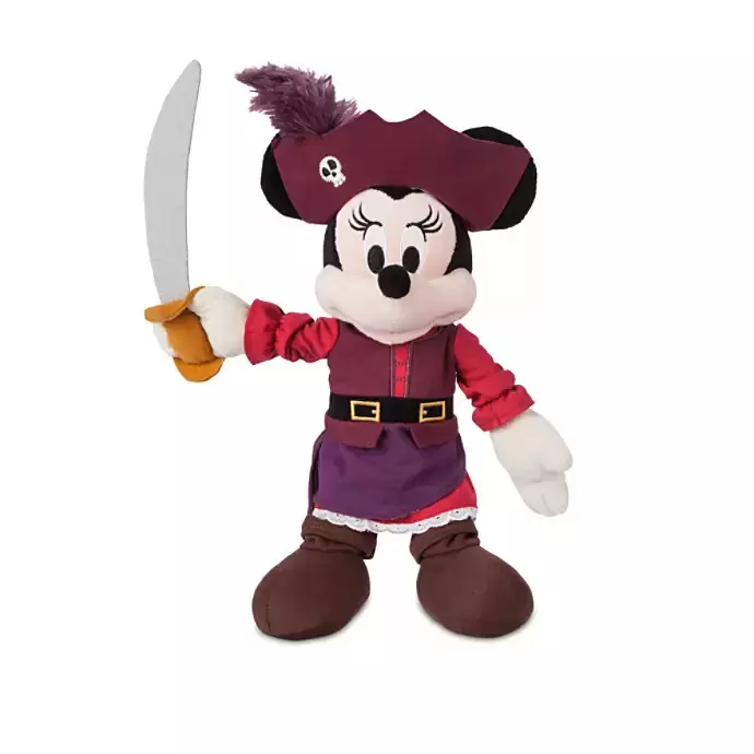 Walt Disney Plush - Mickey And Friends - Pirate Minnie Mouse