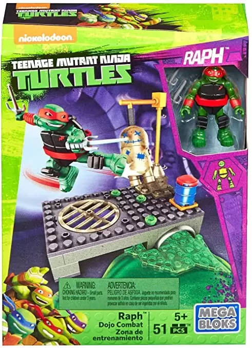 Teenage Mutant Ninja Turtles Mega Bloks - Raph Dojo Combat