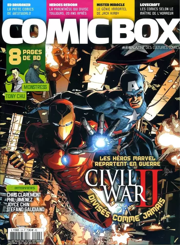 Comic Box - Civil War II : Divisés comme jamais