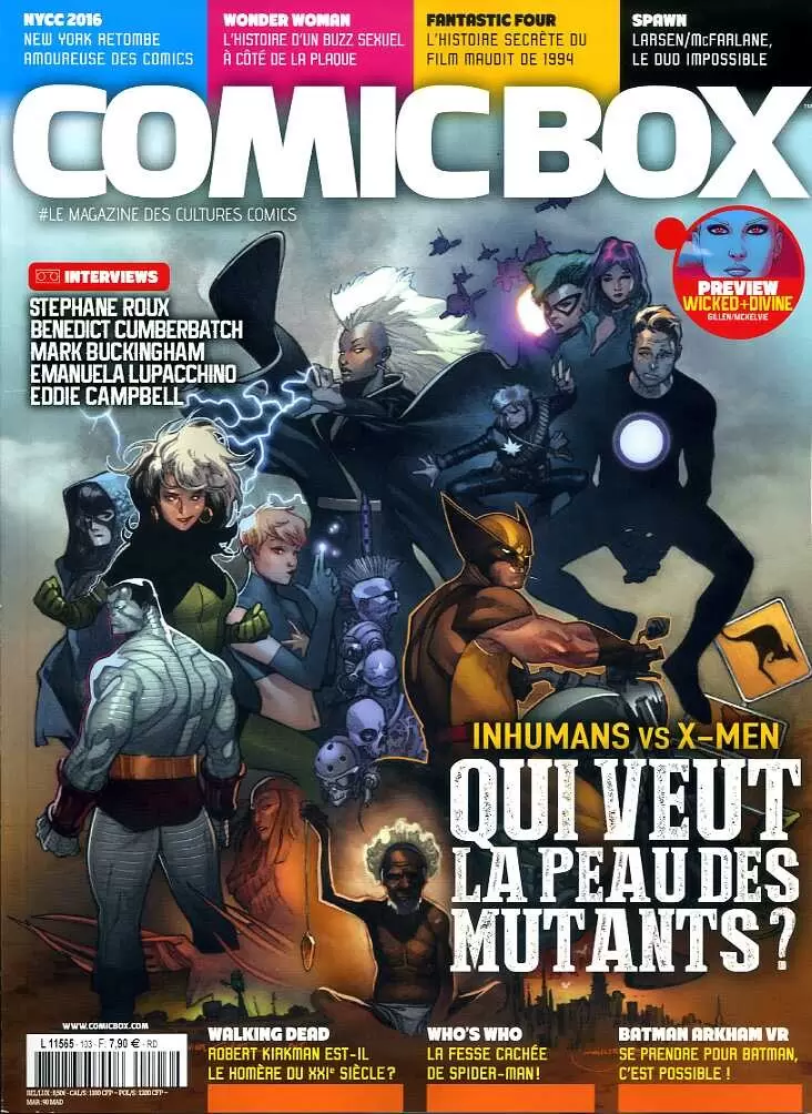 Comic Box - Inhumans vs X-Men : Qui veut la peau des mutants ?