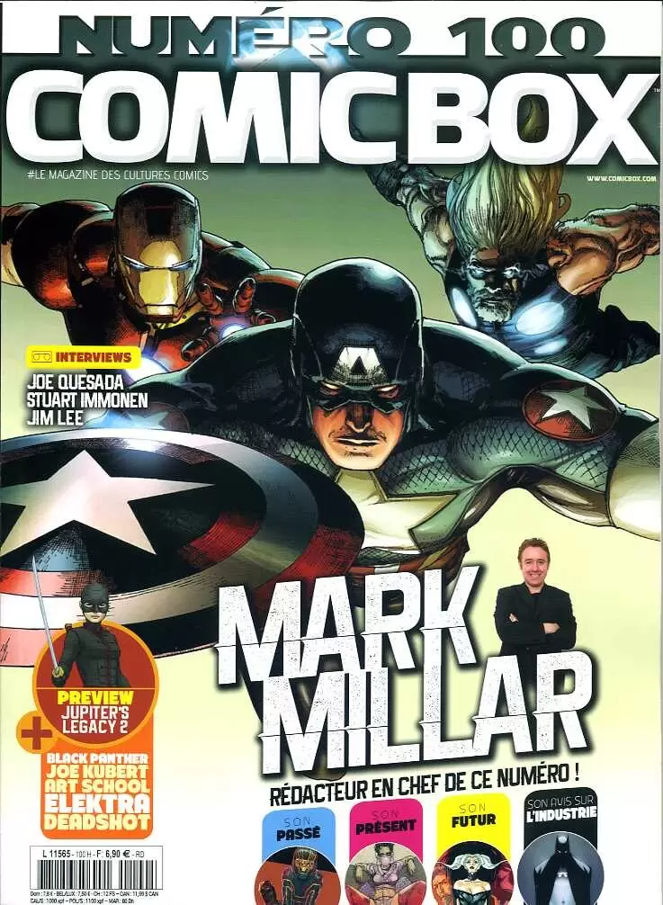 Comic Box - Mark Millar rédacteur en chef de ce numéro