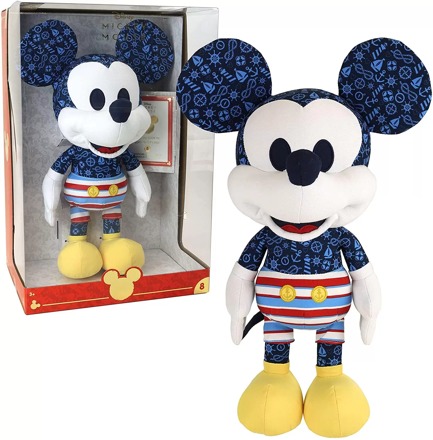 Peluches Disney Store - Captain Mickey Mouse
