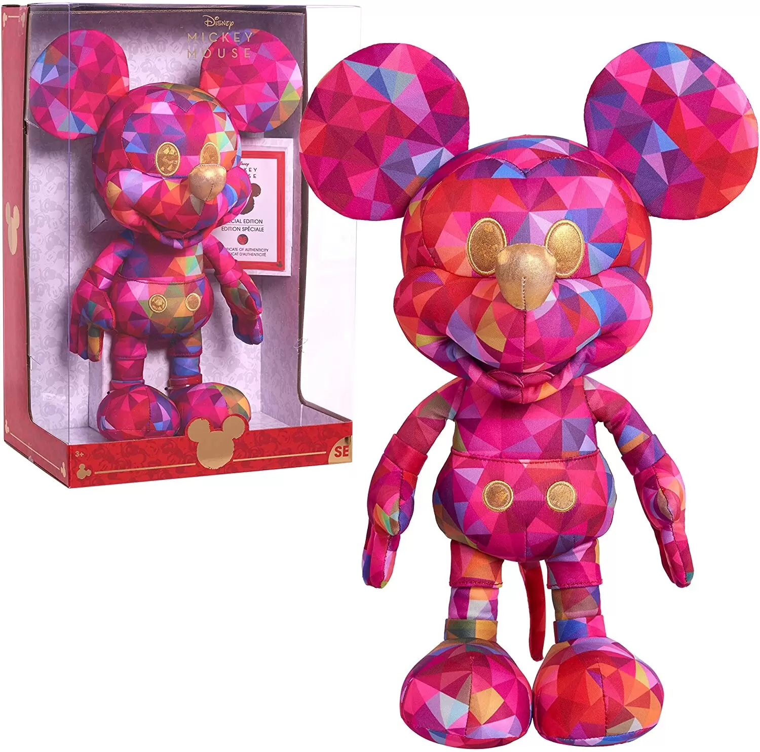 Walt Disney Plush - Kaleidoscope of Color Mickey Mouse