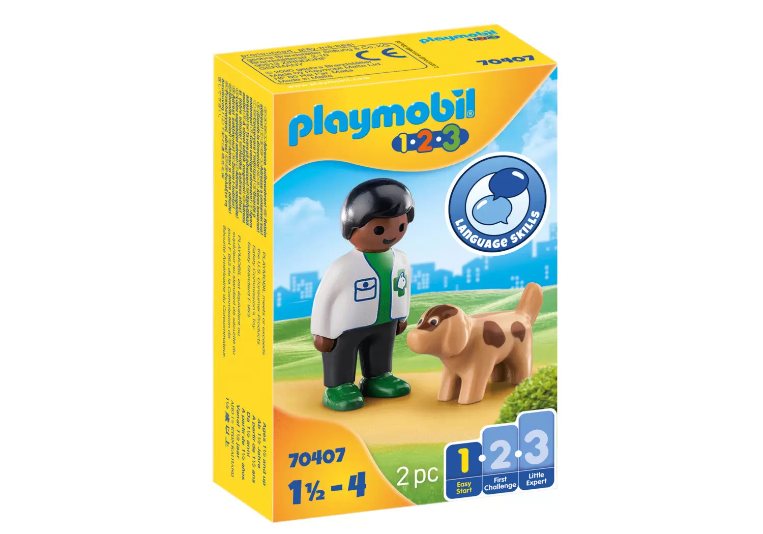 Playmobil 1.2.3 - Vétérinaire avec chien