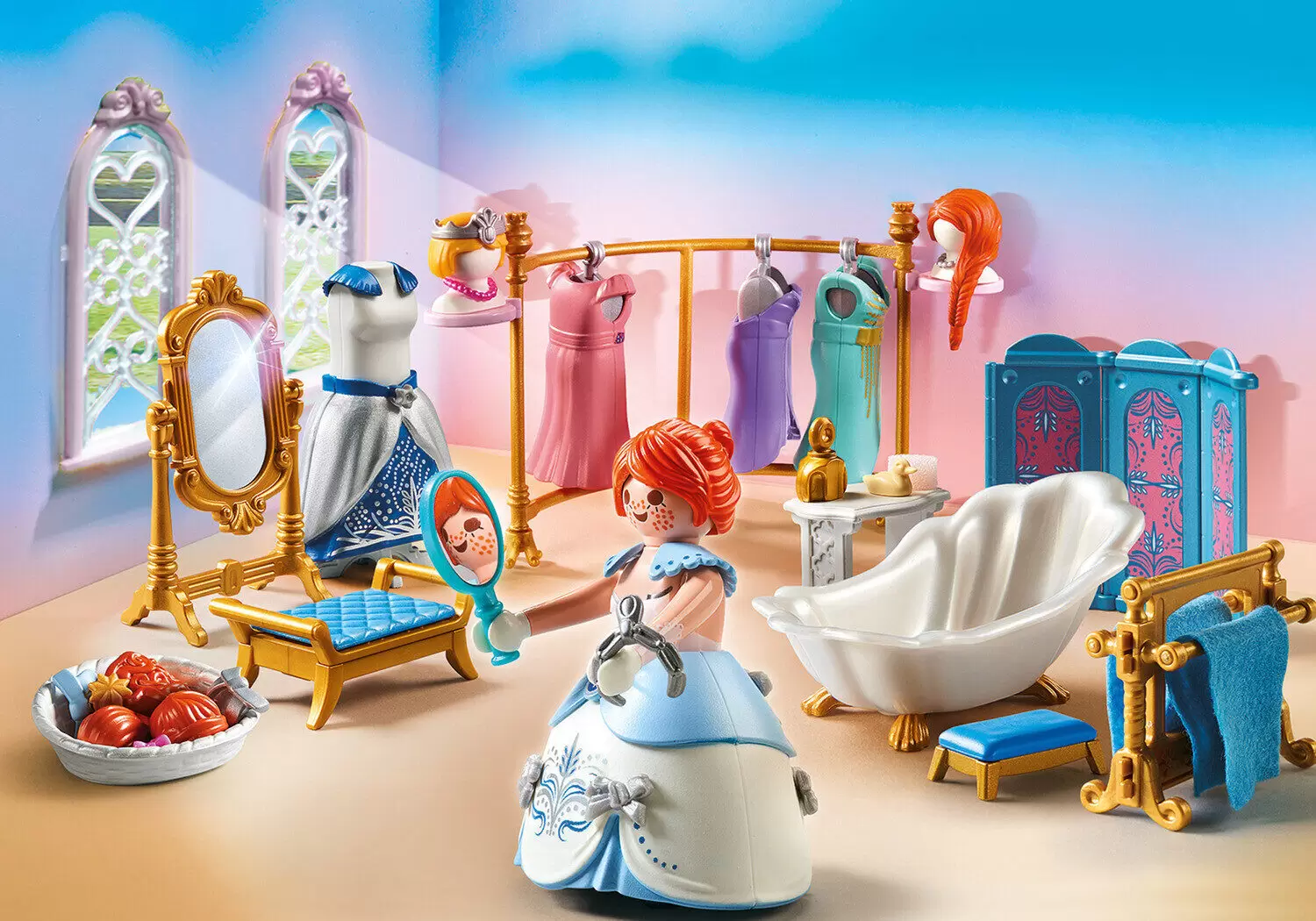 Playmobil Princesses - Salle de bain royale avec dressing